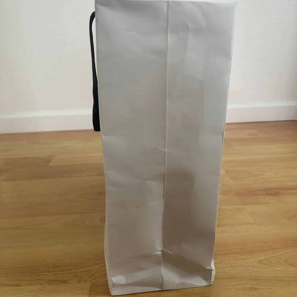 Golden Goose Paper Shopping Bag - grey/white large, 17.25